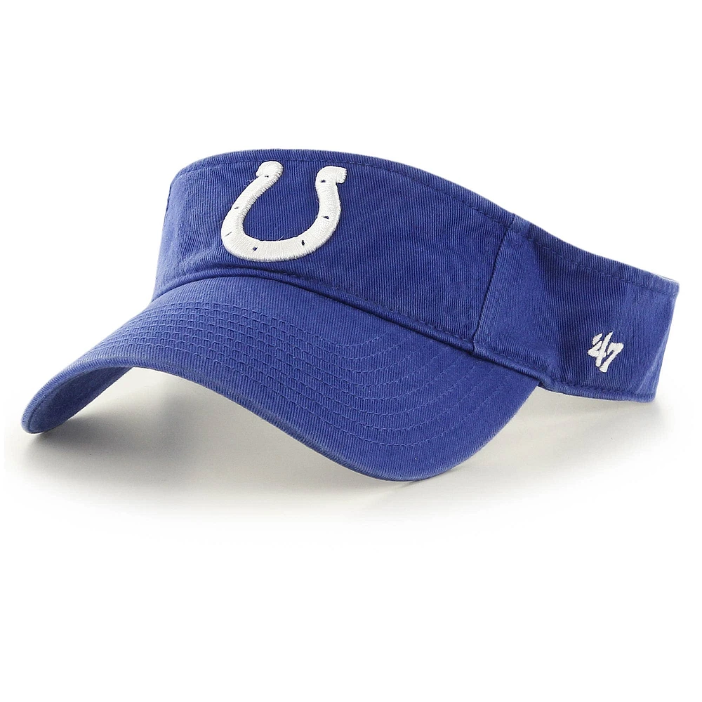 Men's '47 Royal Indianapolis Colts Clean Up Visor