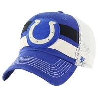 Men's '47 Royal Indianapolis Colts Clubhouse Boon Clean-Up Trucker Adjustable Hat