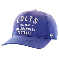 Casquette ajustable non structurée Dusted Laramie '47 Royal Indianapolis Colts pour homme