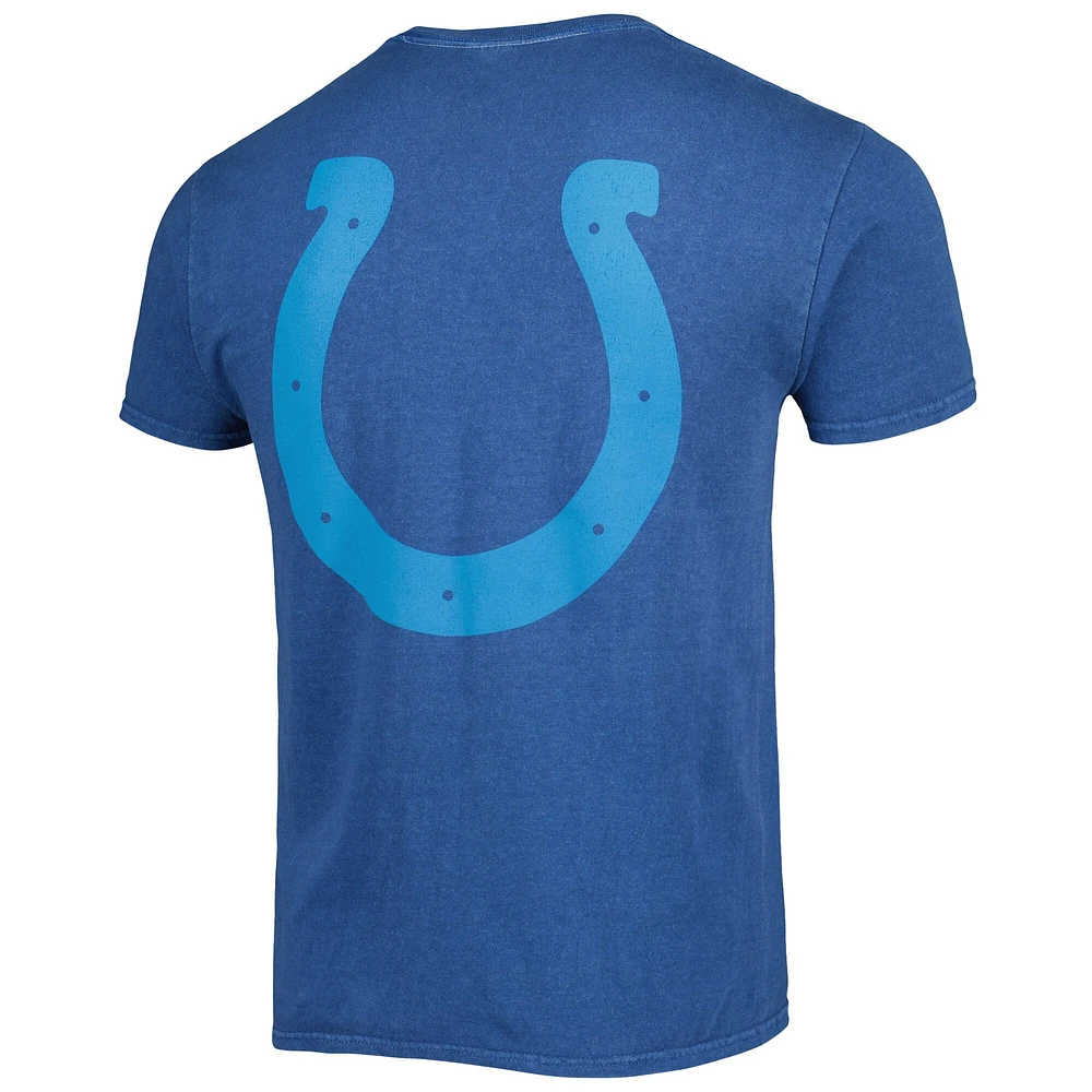 Men's '47 Royal Indianapolis Colts Fast Track Tonal Highlight T-Shirt