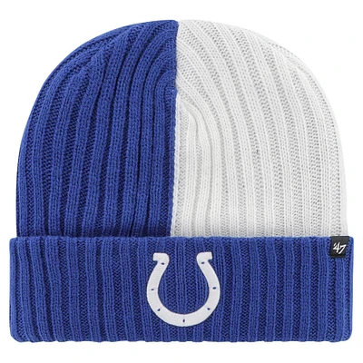 Men's '47 Royal Indianapolis Colts Fracture Cuffed Knit Hat