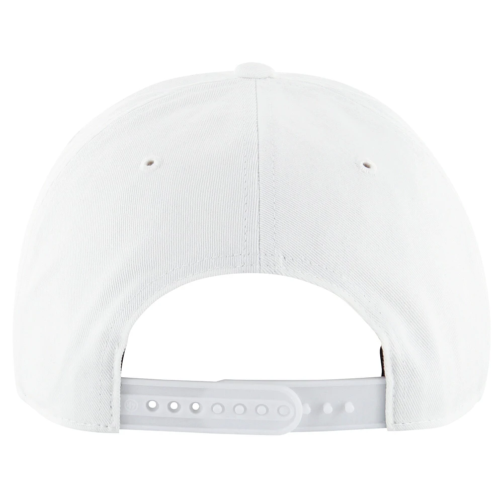 Casquette ajustable en corde d'attelage Roscoe Hitch des Indianapolis Colts pour homme, modèle blanc '47
