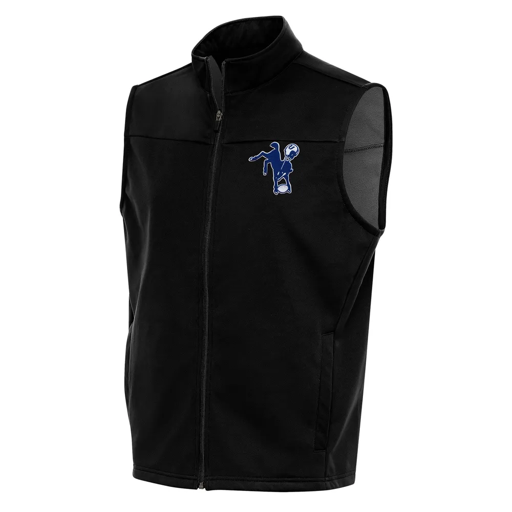 Men's Royal Indianapolis Colts Houston Fleece Full-Zip Vest