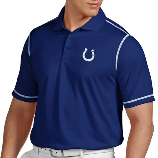 Men's Antigua Royal Indianapolis Colts Compass Polo