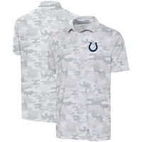 Men's Antigua White Indianapolis Colts Collide Polo