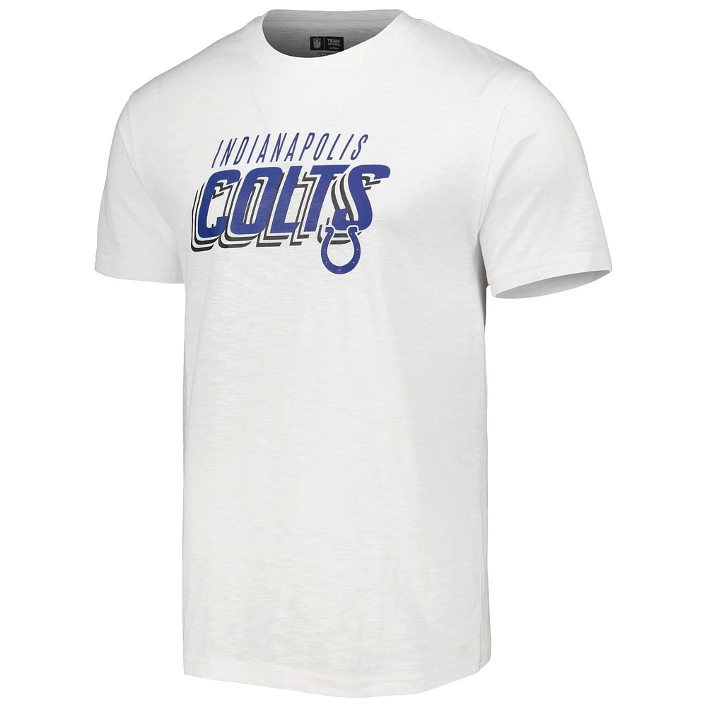 Men's Concepts Sport Royal/White Indianapolis Colts Downfield T-Shirt & Shorts Sleep Set