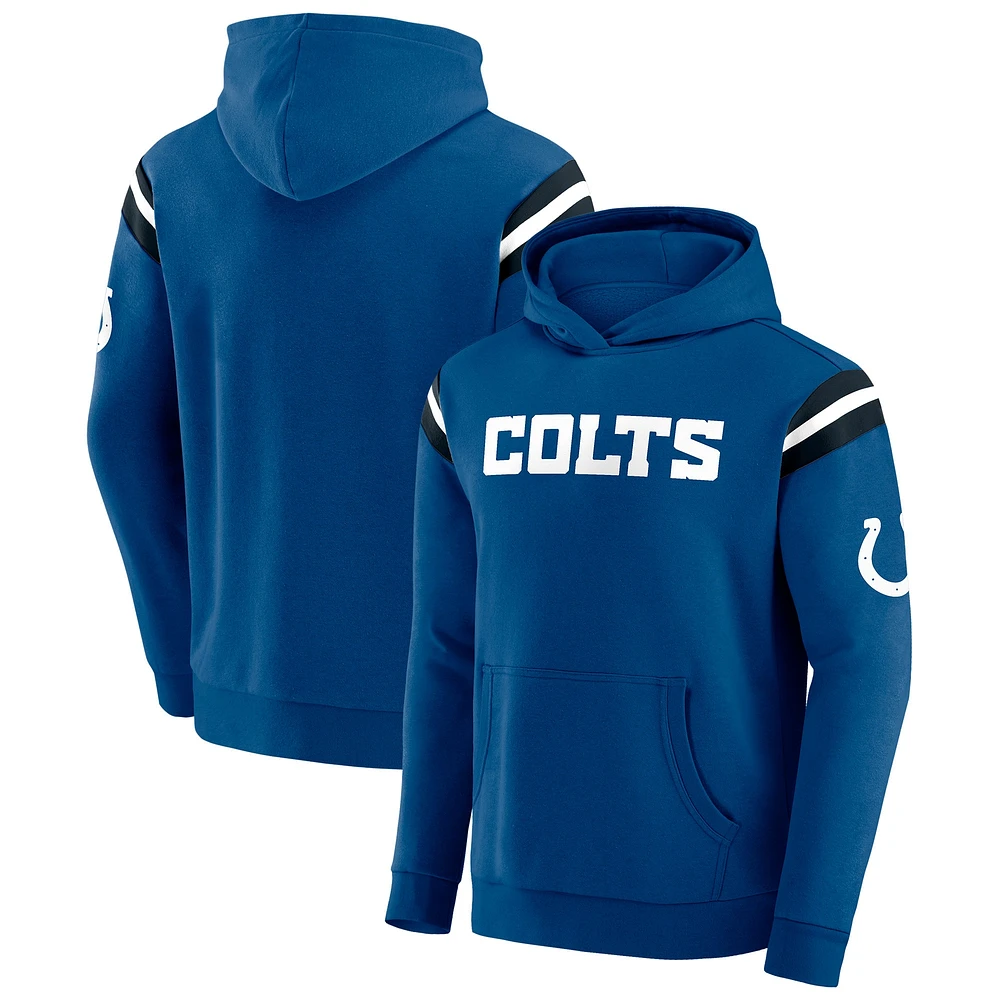 Men's Darius Rucker Collection by Fanatics Royal Indianapolis Colts Football Washed Pullover Hoodie