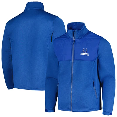 Dunbrooke Heather Royal Indianapolis Colts Explorer Tech Veste entièrement zippée pour homme