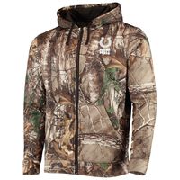 Men's Dunbrooke Realtree Camo Indianapolis Colts Trophy Tech Fleece Full-Zip Hoodie