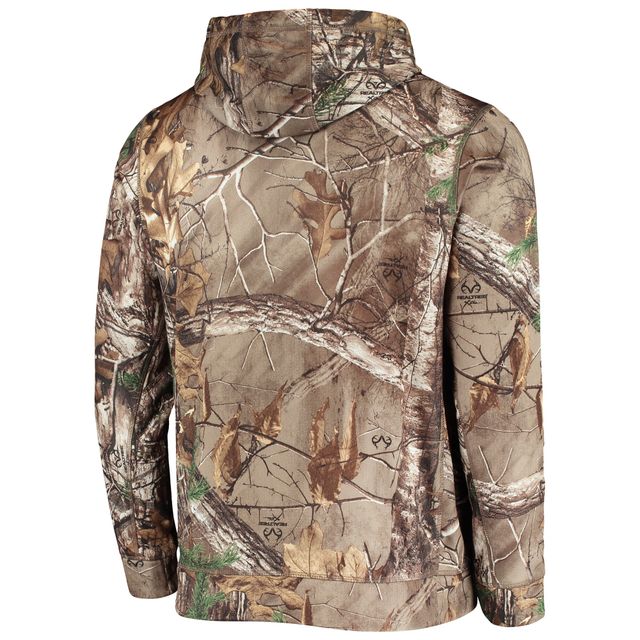 Chandail à capuchon entièrement zippé Dunbrooke Realtree Camo Indianapolis Colts Trophy Tech Fleece pour homme