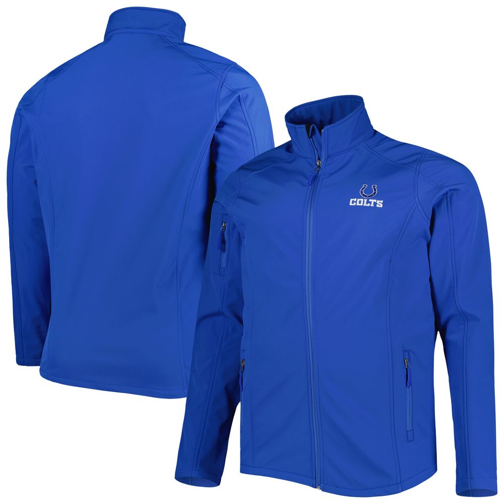 Men's Dunbrooke Royal Indianapolis Colts Big & Tall Sonoma Softshell Full-Zip Jacket