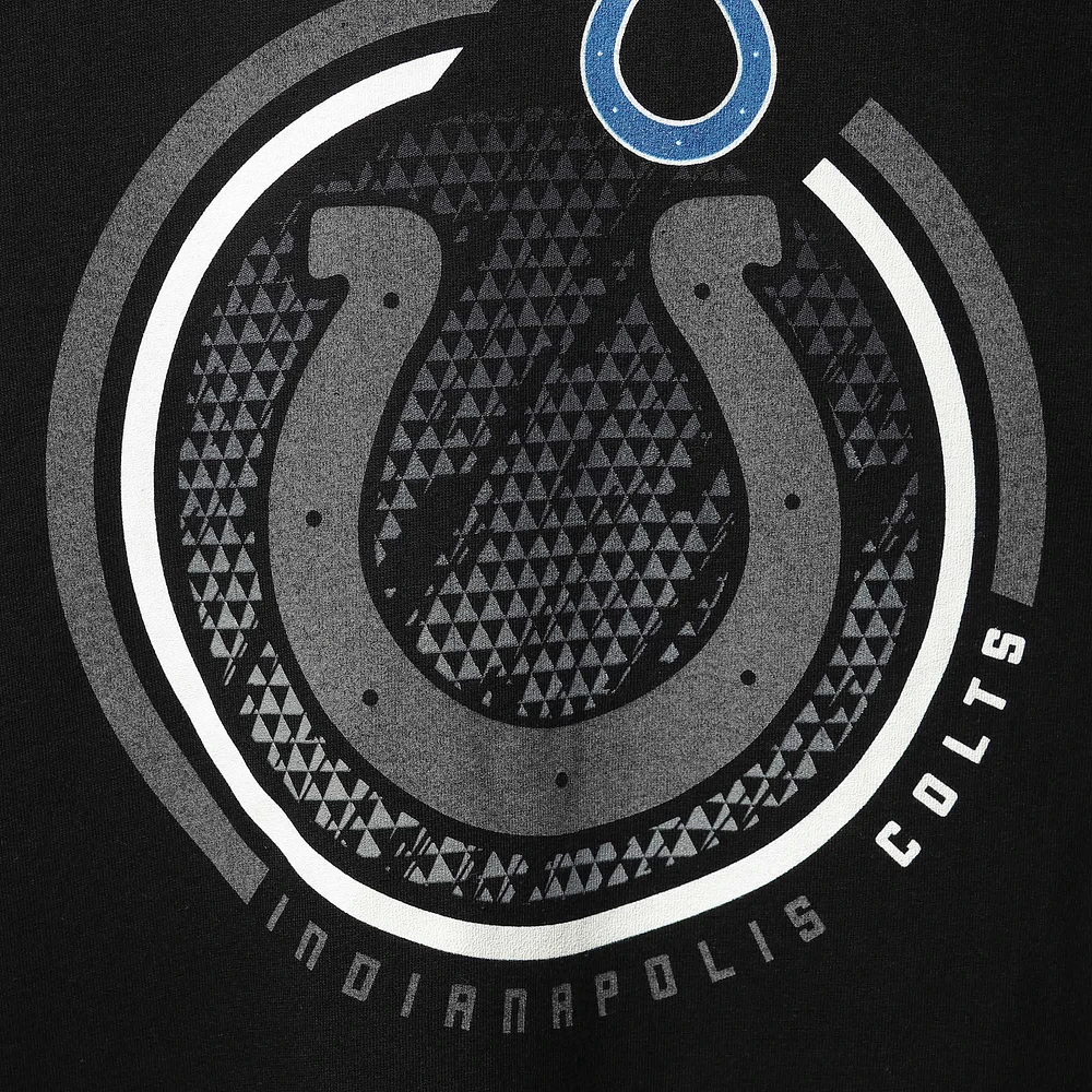 Men's Fanatics Black Indianapolis Colts Big & Tall Color Pop Long Sleeve T-Shirt