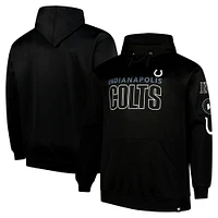 Men's Fanatics  Black Indianapolis Colts Big & Tall Fleece Pullover Hoodie