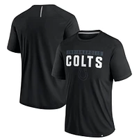 T-shirt noir fanatiques pour hommes Indianapolis Colts Defender Blackout