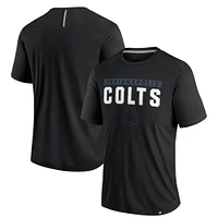 T-shirt noir fanatiques pour hommes Indianapolis Colts Defender Blackout