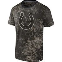 T-shirt noir Fanatics Shadow des Colts d'Indianapolis pour hommes