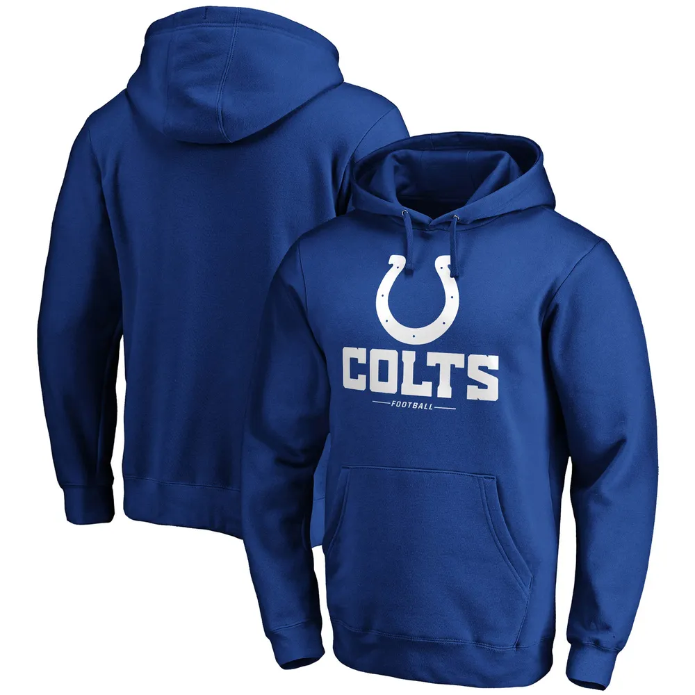 Lids Indianapolis Colts Fanatics Branded Logo Team Lockup Fitted Pullover  Hoodie - Royal