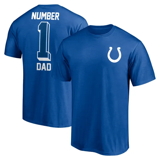 Men's Fanatics Branded Jonathan Taylor Royal Indianapolis Colts Player Icon  Name & Number T-Shirt