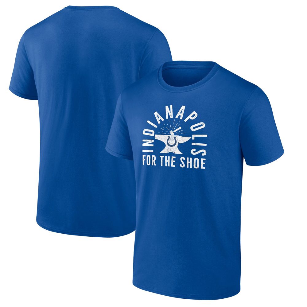 Indianapolis Colts Fanatics Branded Royal Throwback Shirt