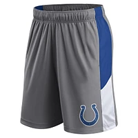 Short d'équipe Fanatics gris Indianapolis Colts Big & Tall pour hommes