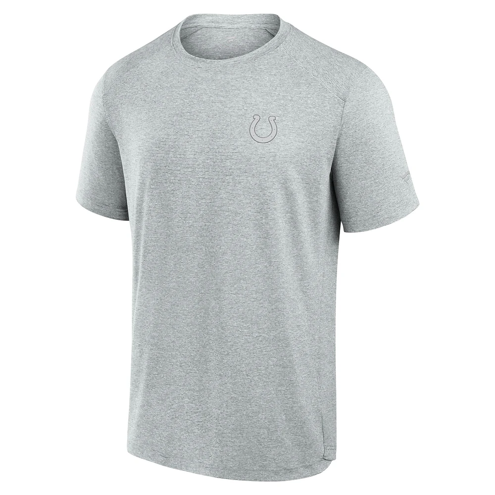 Men's Fanatics Gray Indianapolis Colts Front Office Tech T-Shirt