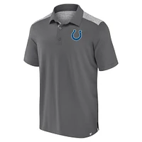 Men's Fanatics Gray Indianapolis Colts Long Shot Polo