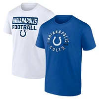 Pack combiné de t-shirts service Fanatics Indianapolis Colts pour hommes