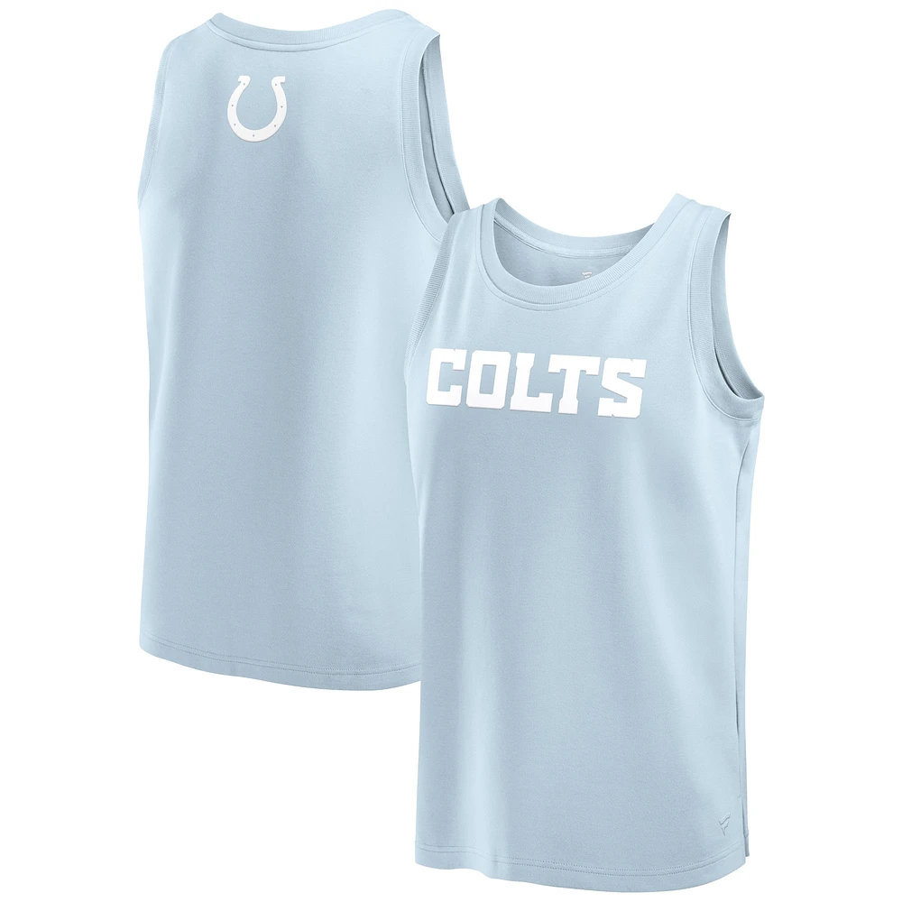 Débardeur Fanatics bleu clair Indianapolis Colts Elements pour hommes