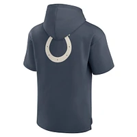 Sweat à capuche manches courtes bleu marine pour homme, motif « Indianapolis Colts Elements Future Ground »