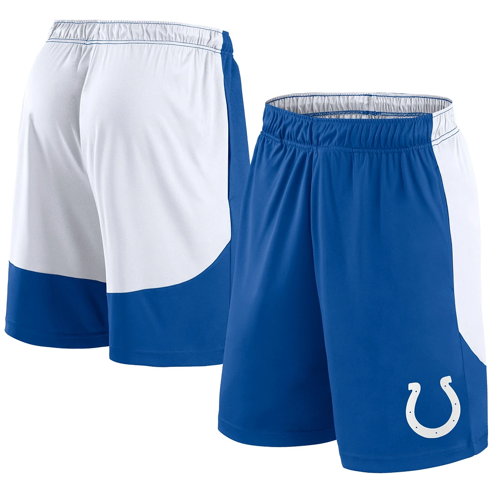 Short Fanatics Royal/Blanc Indianapolis Colts Go Hard pour hommes