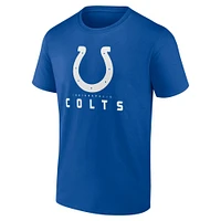 T-shirt coordonné Royal Indianapolis Colts pour hommes Fanatics