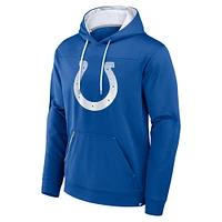 Men's Fanatics Royal Indianapolis Colts Defender Pullover Hoodie