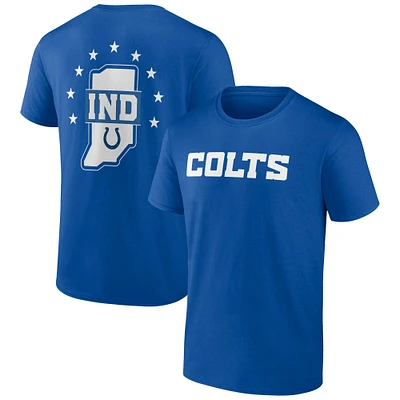 Men's Fanatics  Royal Indianapolis Colts Home Field Advantage T-Shirt