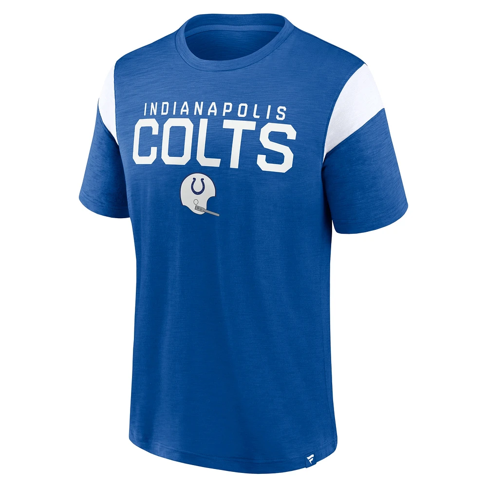 T-shirt de l'équipe extensible à domicile des Royal Indianapolis Colts Fanatics pour hommes