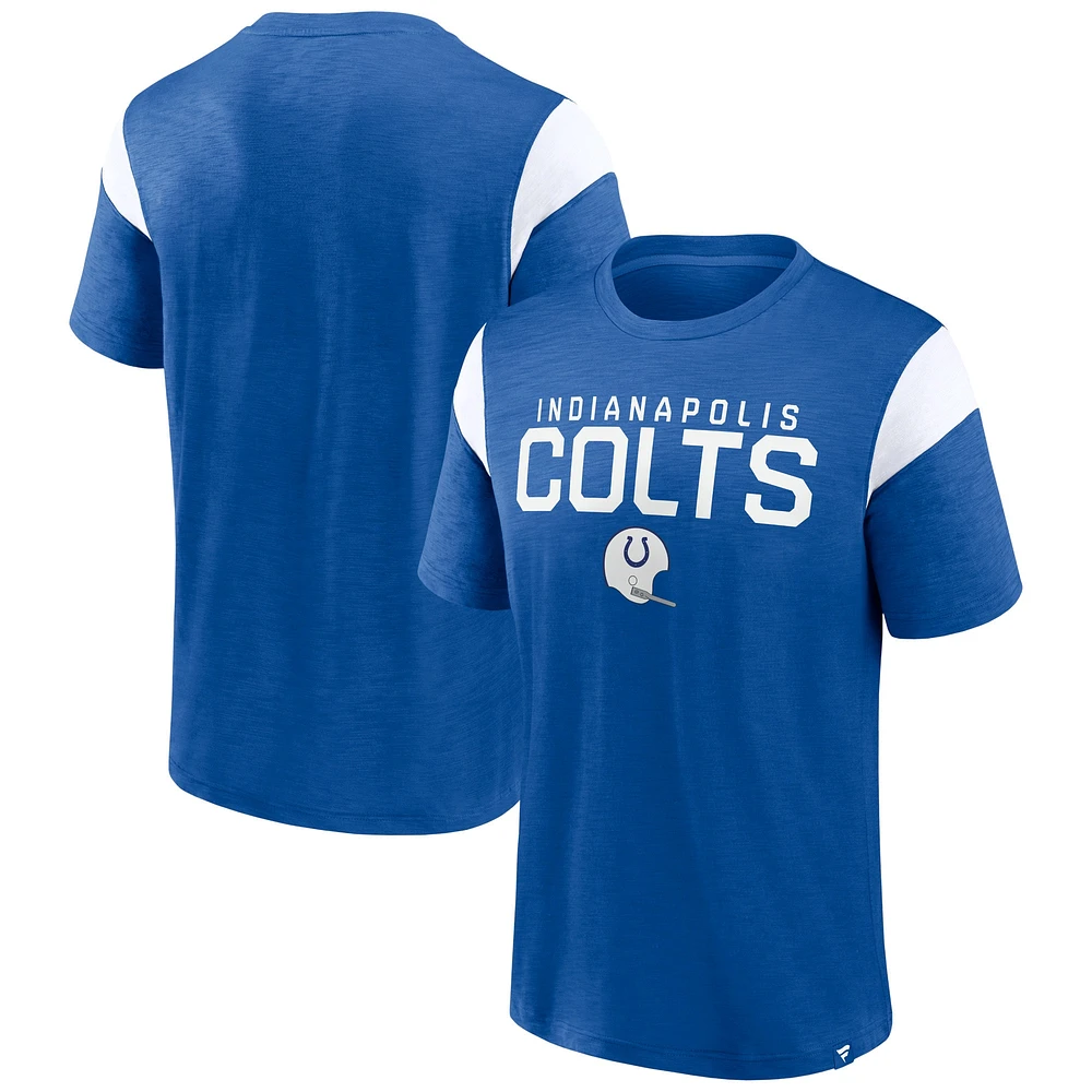 T-shirt de l'équipe extensible à domicile des Royal Indianapolis Colts Fanatics pour hommes