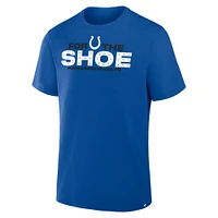 T-shirt Fanatics Royal Indianapolis Colts pour homme, véritable favori de la ville natale