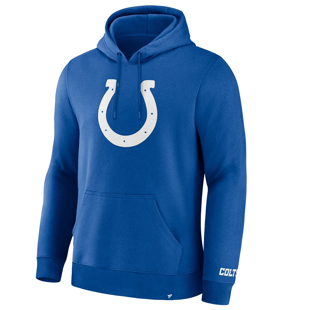 Sweat à capuche en polaire Legacy Royal Indianapolis Colts Fanatics pour hommes