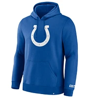 Sweat à capuche en polaire Legacy Royal Indianapolis Colts Fanatics pour hommes