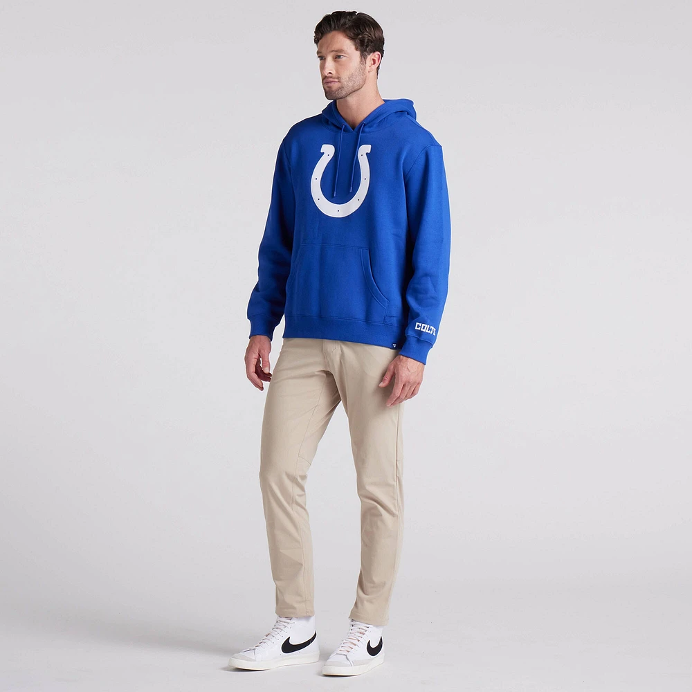 Sweat à capuche en polaire Legacy Royal Indianapolis Colts Fanatics pour hommes