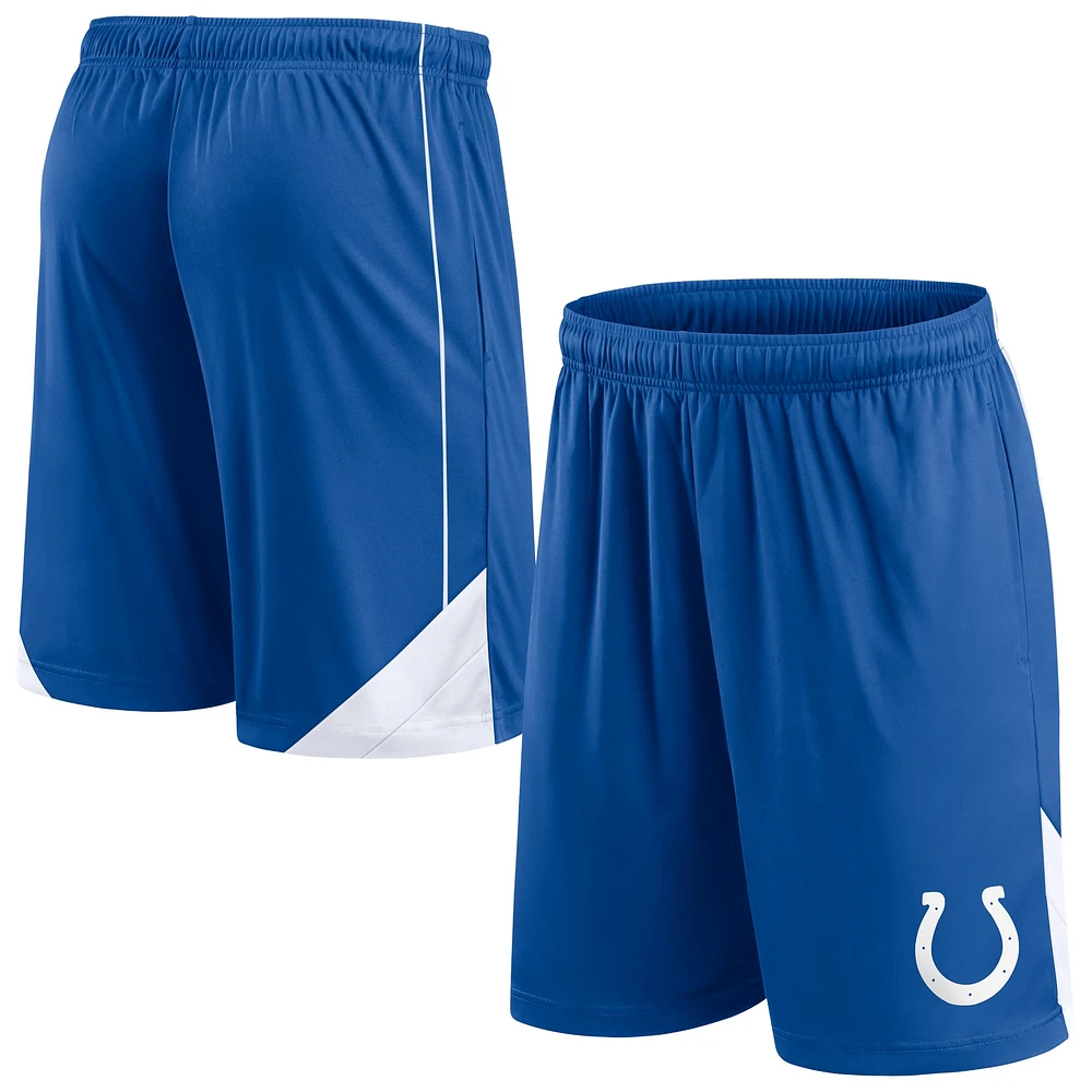 Short Slice Fanatics Royal Indianapolis Colts pour hommes