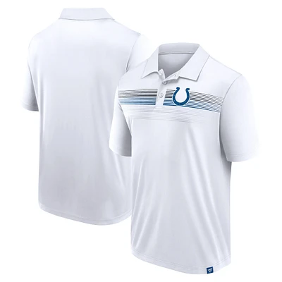 Polo sublimé blanc Big & Tall Fanatics pour hommes des Indianapolis Colts