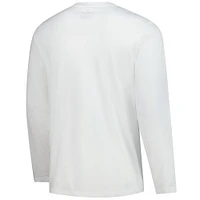 T-shirt à manches longues Fanatics pour hommes, blanc, Indianapolis Colts