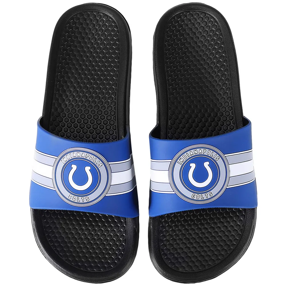 Men's FOCO Detroit Lions Wordmark Gel Slide Sandals