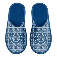 Men's FOCO Indianapolis Colts Scuff Logo Slide Slippers