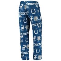 Men's FOCO Royal Indianapolis Colts Wordmark Ugly - Pajama Set