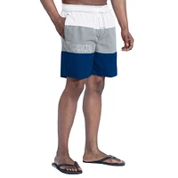 Short de bain G-III Sports by Carl Banks pour homme, bleu royal/gris, Indianapolis Colts Sunrise Volley