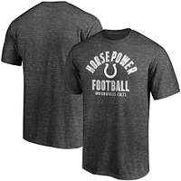 Men's Heathered Charcoal Indianapolis Colts Hometown Horsepower T-Shirt