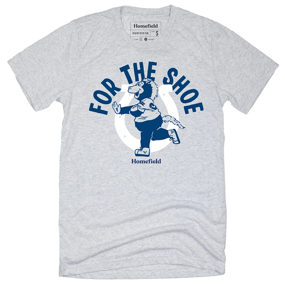 Men's Homefield Heather Gray Indianapolis Colts For The Shoe T-Shirt