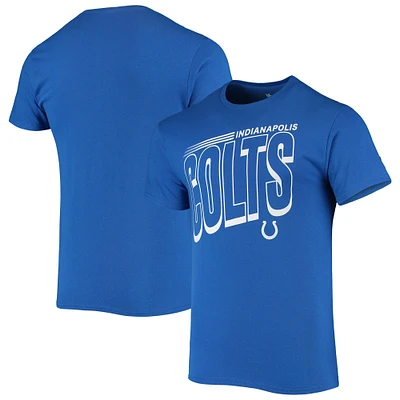 T-shirt Je vous salue Marie des Royal Indianapolis Colts Junk Food pour hommes