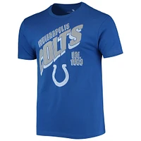 T-shirt Homme Malbouffe Royal Indianapolis Colts Slant